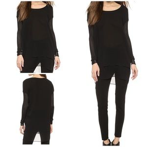 Rag & Bone Black Daria Tunic